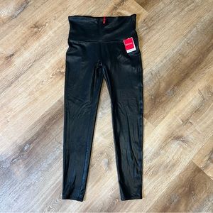 Spanx Faux Leather Leggings NWT
